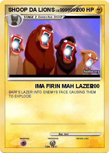 Pokemon SHOOP DA LIONS