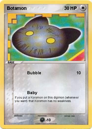 Pokemon Botamon