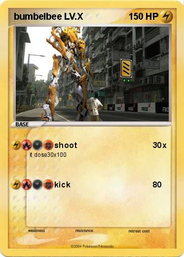 Pokemon bumbelbee LV.X