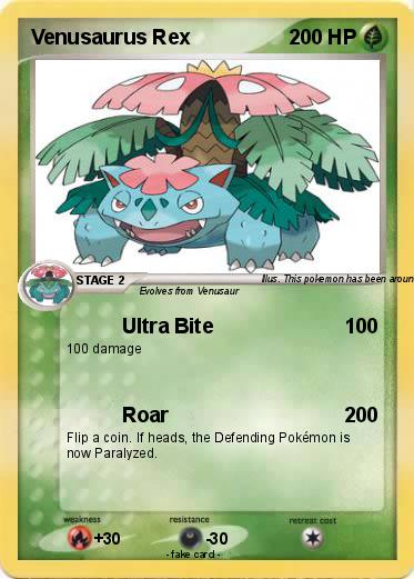 Pokemon Venusaurus Rex