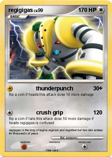 Pokemon regigigas