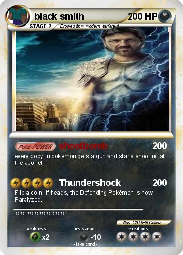 Pokemon black smith