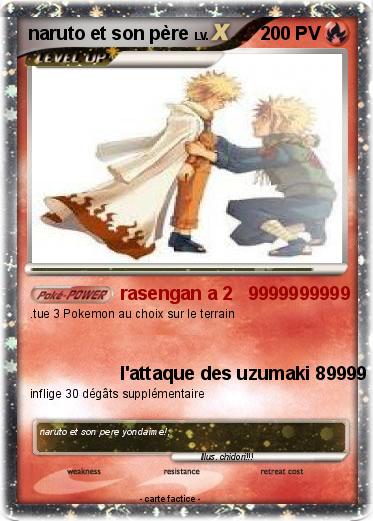 Pokemon naruto et son père