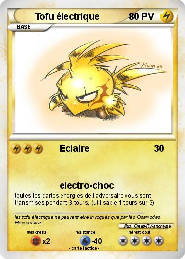 Pokemon Tofu électrique