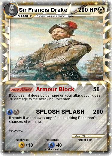 Pokemon Sir Francis Drake