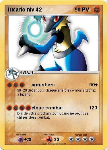 Pokemon lucario niv 42