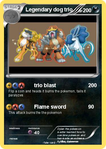 Pokemon Legendary dog trio