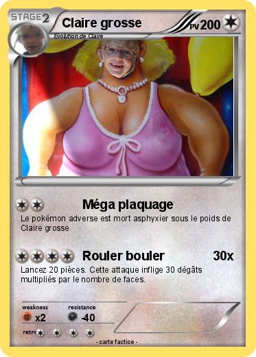 Pokemon Claire grosse