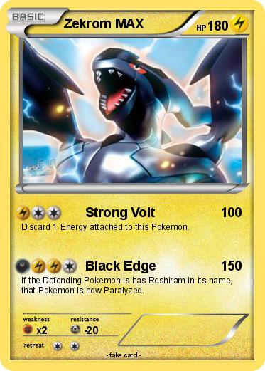 Pokemon Zekrom MAX