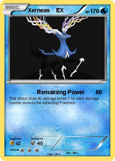 Pok mon Xerneas EX 82 82 Remaining Power My Pokemon Card