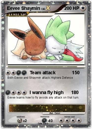 Pokemon Eevee Shaymin