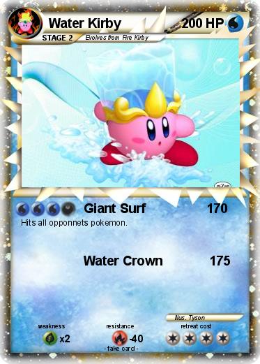 Pokemon Water Kirby