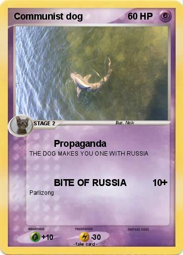 Pokemon Communist dog