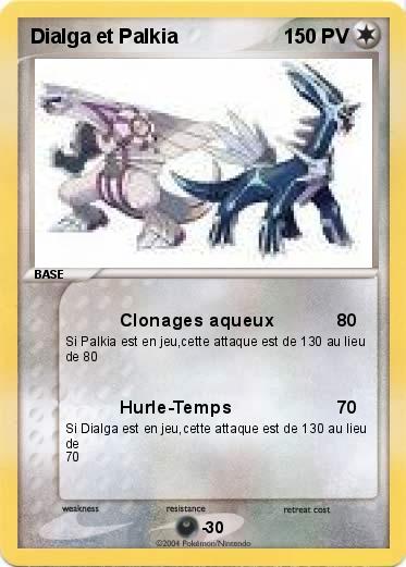 Pokemon Dialga et Palkia