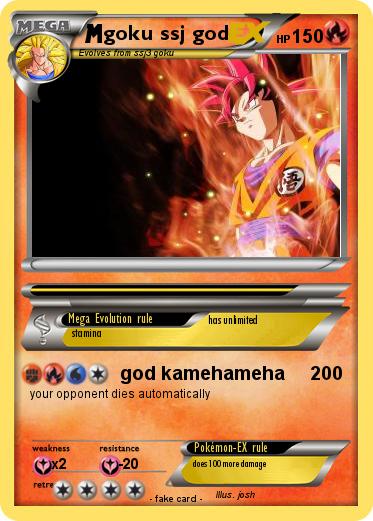 Pokemon goku ssj god