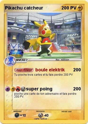 Pokemon Pikachu catcheur