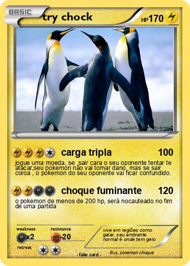 Pokemon try chock