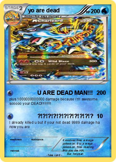 Pokemon yo are dead