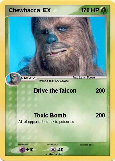 Pokemon Chewbacca  EX