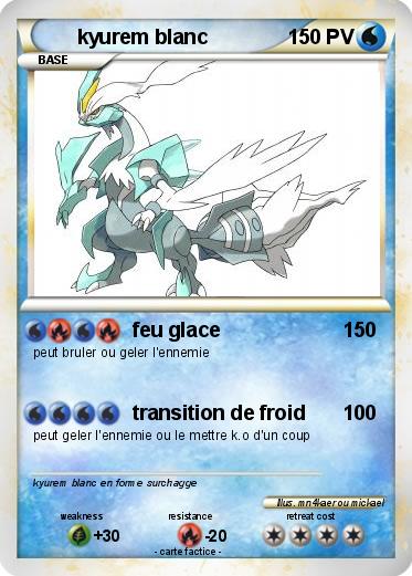 Pokemon kyurem blanc