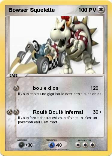 Pokemon Bowser Squelette