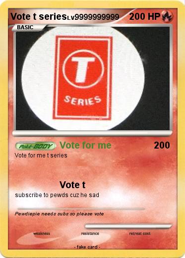 Pokemon Vote t series