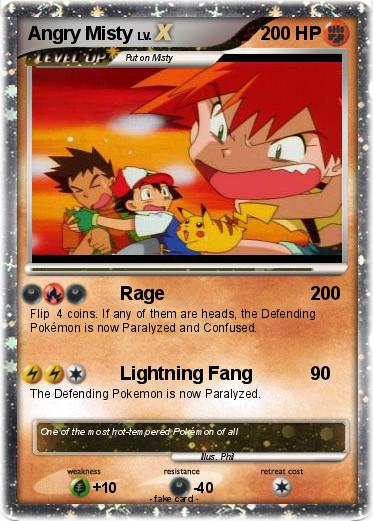 Pokemon Angry Misty