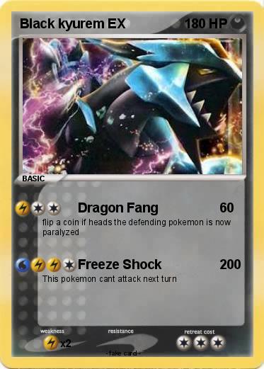 Pokemon Black kyurem EX