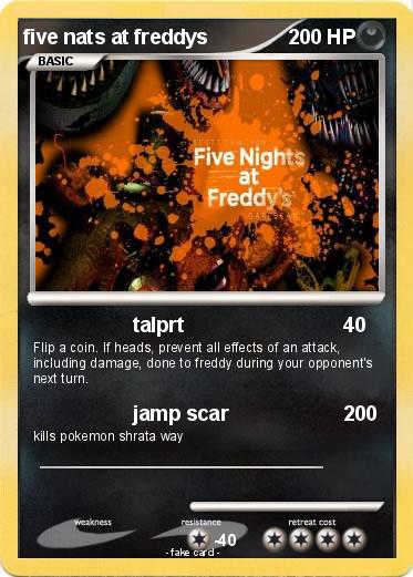 Pokemon five nats at freddys