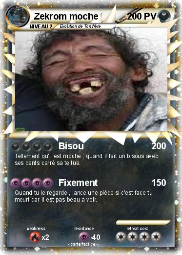 Pokemon Zekrom moche