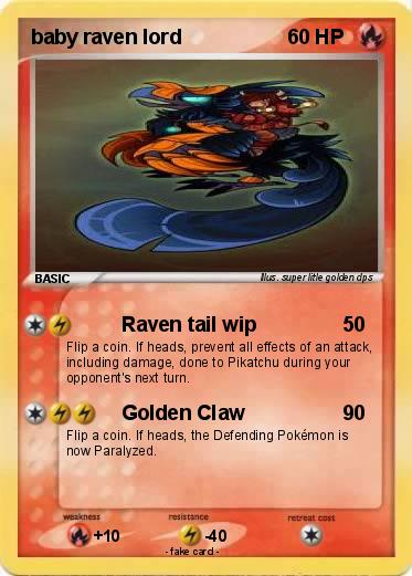 Pokemon baby raven lord