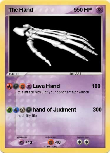 Pokemon The Hand                           5