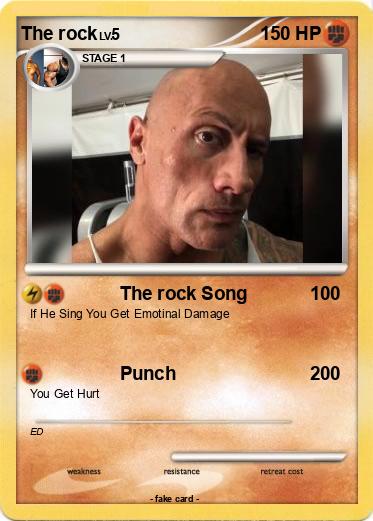 Pokemon The rock