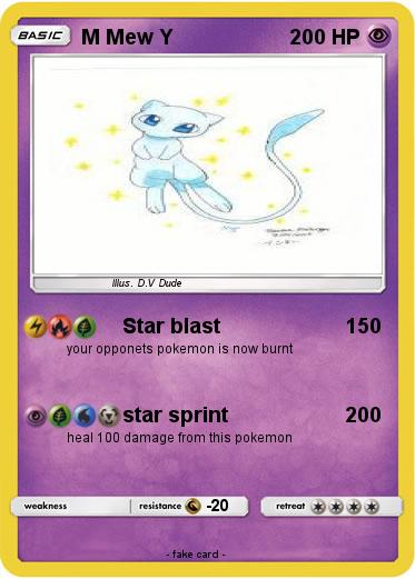 Pokemon M Mew Y