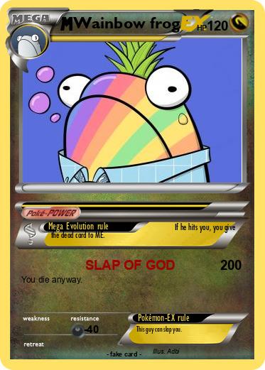 Pokemon Wainbow frog