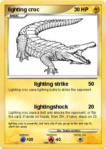 Pokemon lighting croc