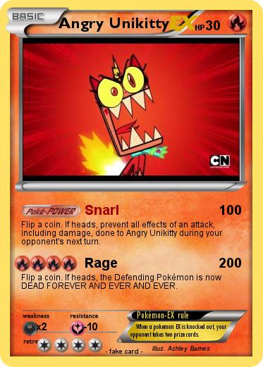 Pokemon Angry Unikitty