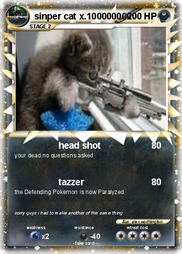 Pokemon sinper cat x.100000000