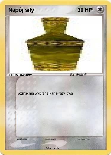 Pokemon Napój siły