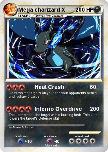 Pokemon Mega charizard X