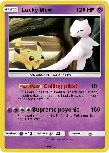 Pokemon Lucky Mew