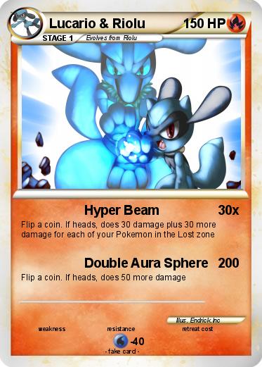 Pokemon Lucario & Riolu