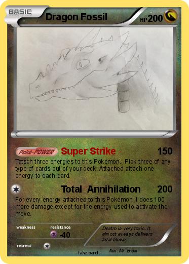 Pokemon Dragon Fossil