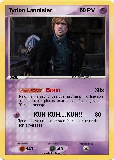 Pokemon Tyrion Lannister