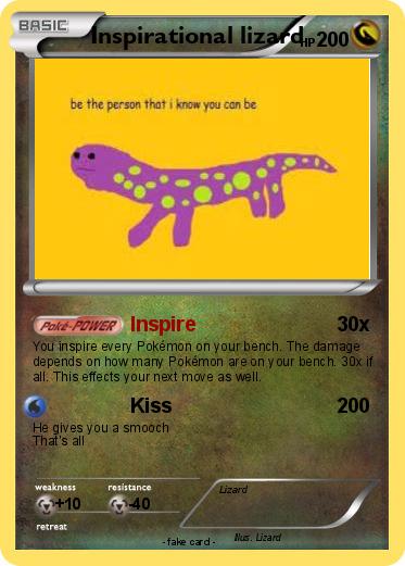Pokemon Inspirational lizard