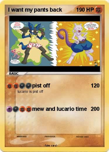 Pokemon I want my pants back