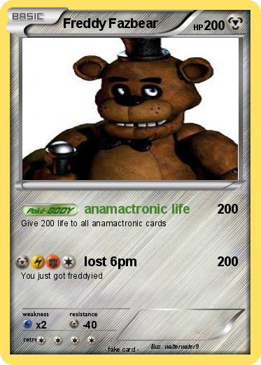 Pokemon Freddy Fazbear
