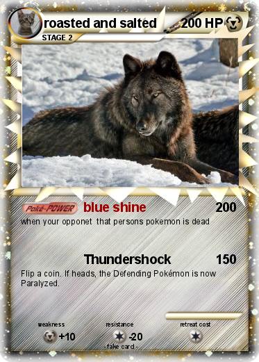 Pokemon roasted and salted