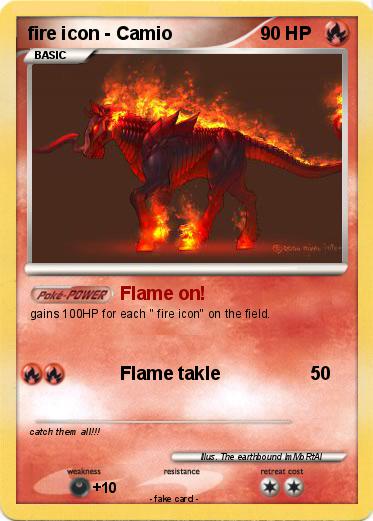 Pokemon fire icon - Camio