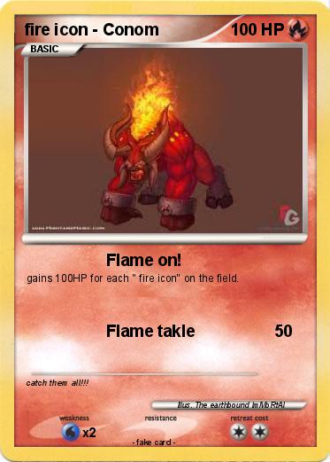 Pokemon fire icon - Conom